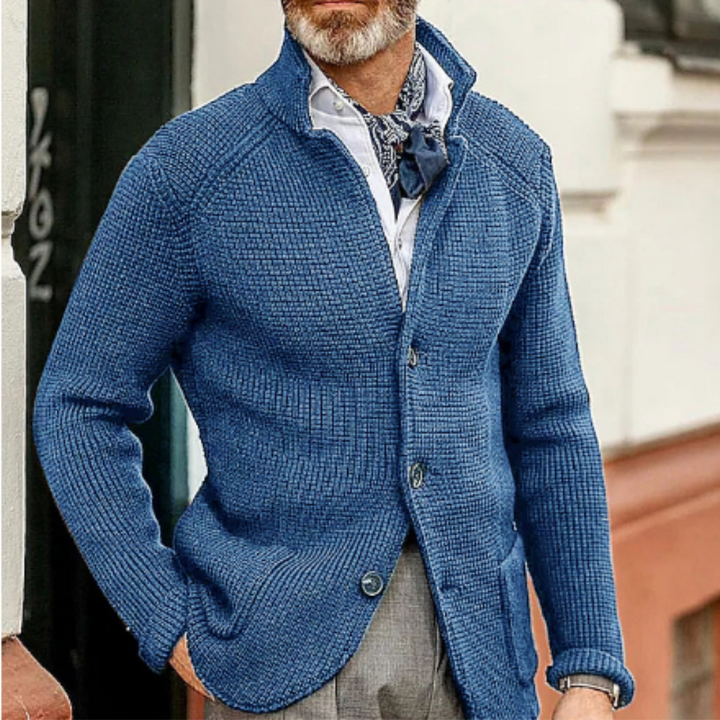 Brix | Stilvoller und Warmer Herren Strickcardigan