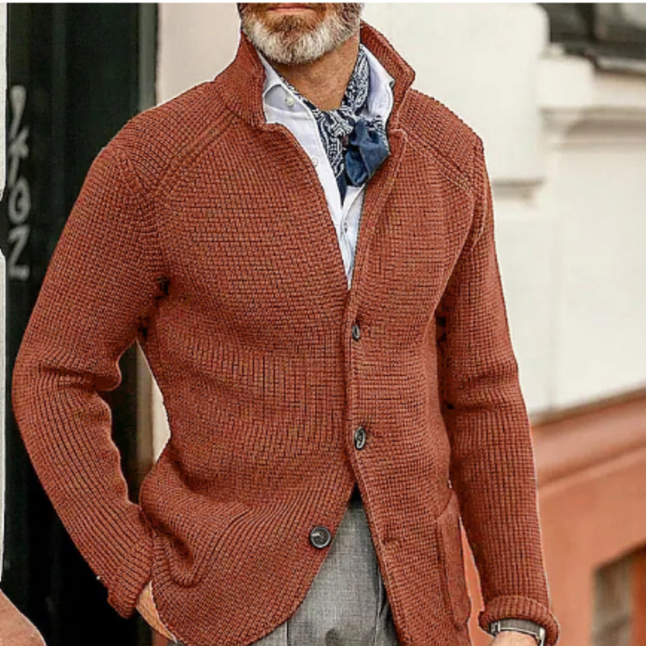 Brix | Stilvoller und Warmer Herren Strickcardigan
