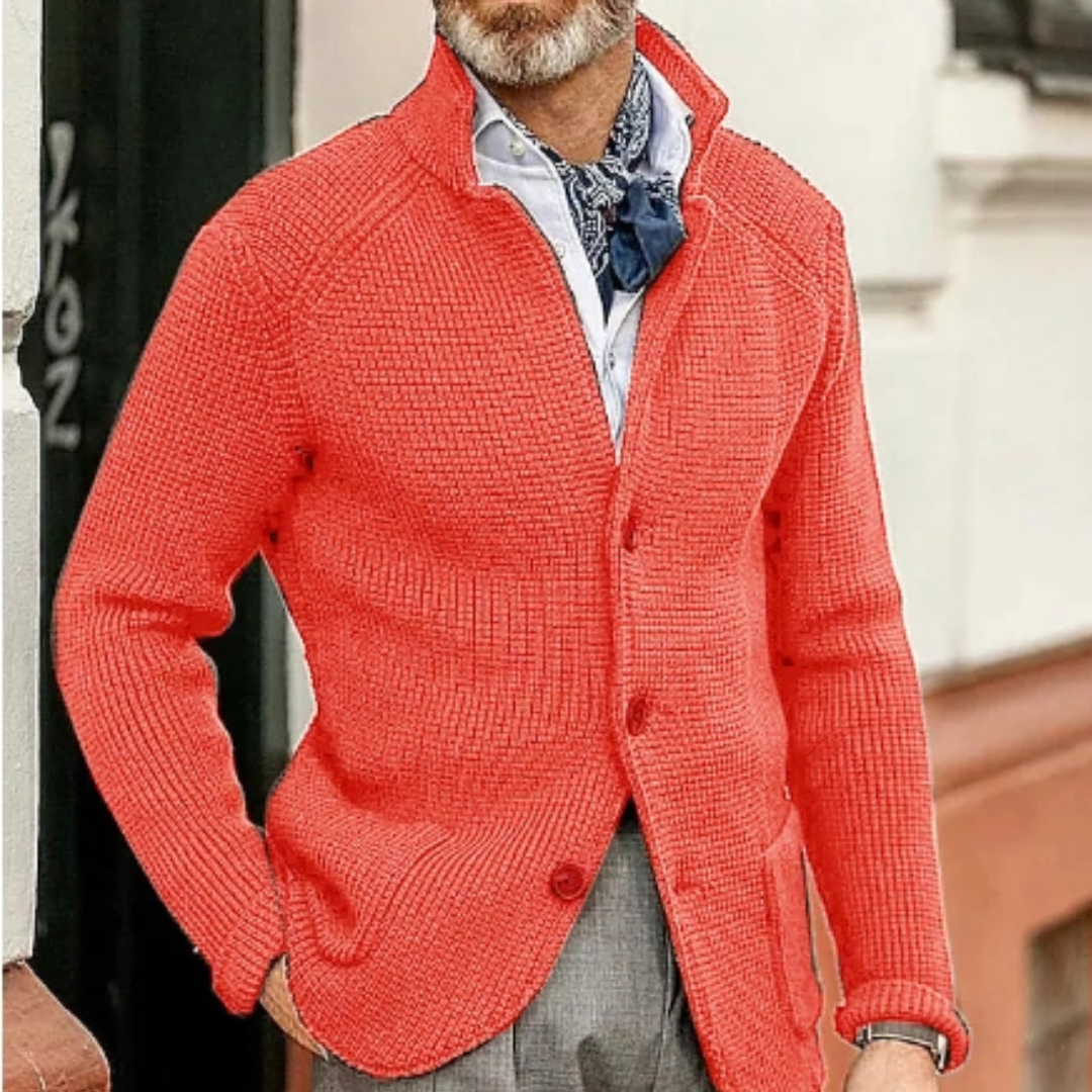 Brix | Stilvoller und Warmer Herren Strickcardigan