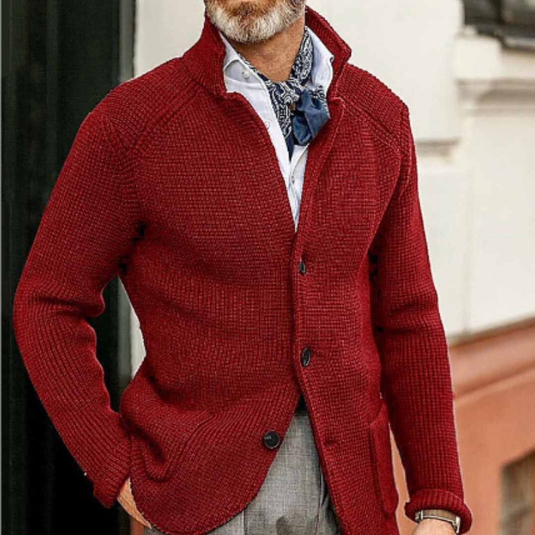 Brix | Stilvoller und Warmer Herren Strickcardigan
