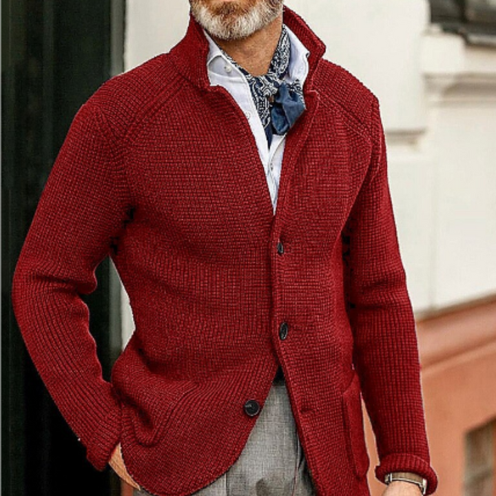 Brix | Stilvoller und Warmer Herren Strickcardigan