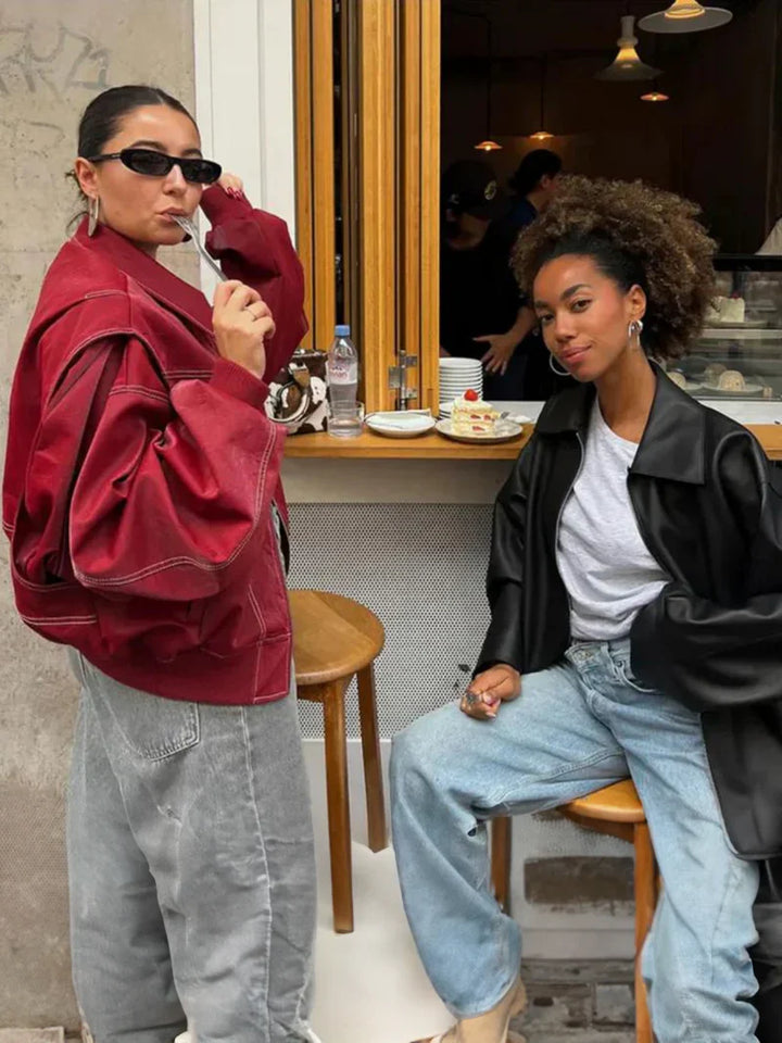 Fay - vestes en cuir