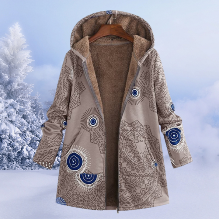 Gabrielle | Elegante giacca da donna con motivo floreale per l'inverno