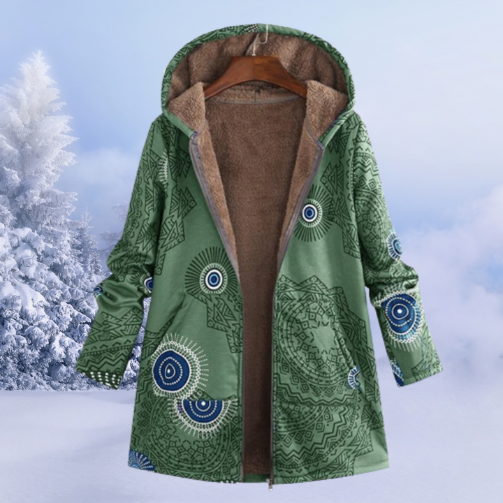 Gabrielle | Elegante giacca da donna con motivo floreale per l'inverno