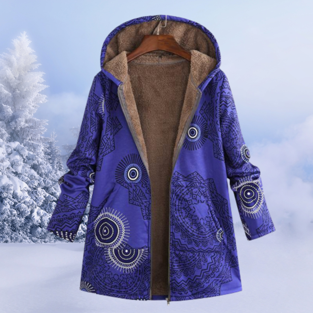 Gabrielle | Elegante giacca da donna con motivo floreale per l'inverno