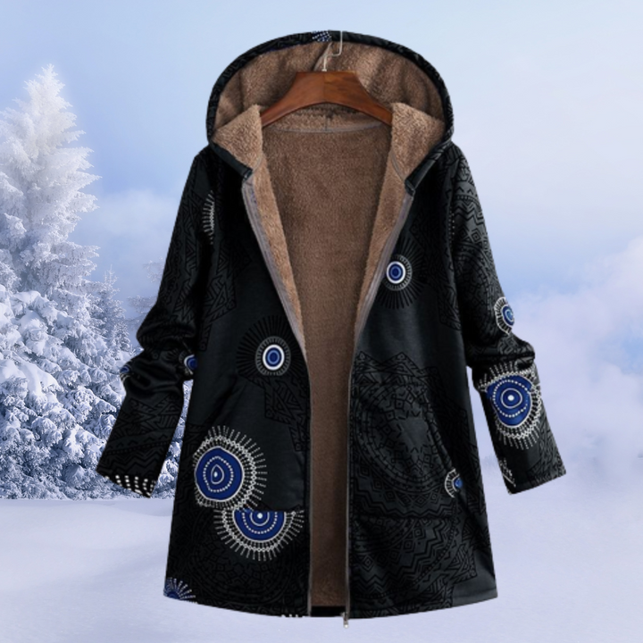 Gabrielle | Elegante giacca da donna con motivo floreale per l'inverno