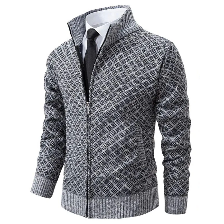 Dalton - cappotto con collo alla coreana casual per uomo