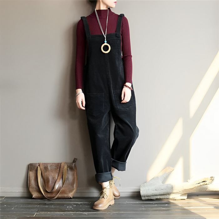 BLAKELY Retro Style Cord Overall