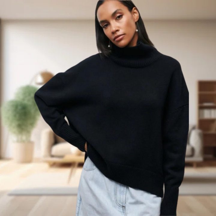 Calista - Klassischer Damen Rollkragenpullover