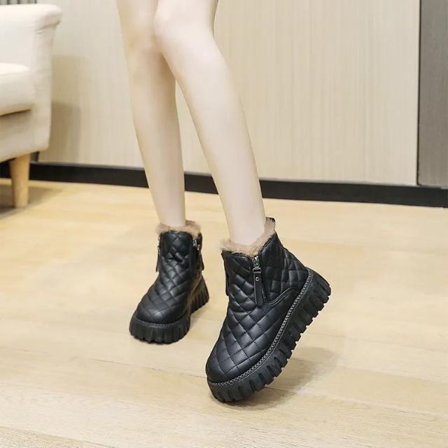Casual Stiefeletten mit Plateau und Reißverschluss für Damen | Perfekt für den Alltag