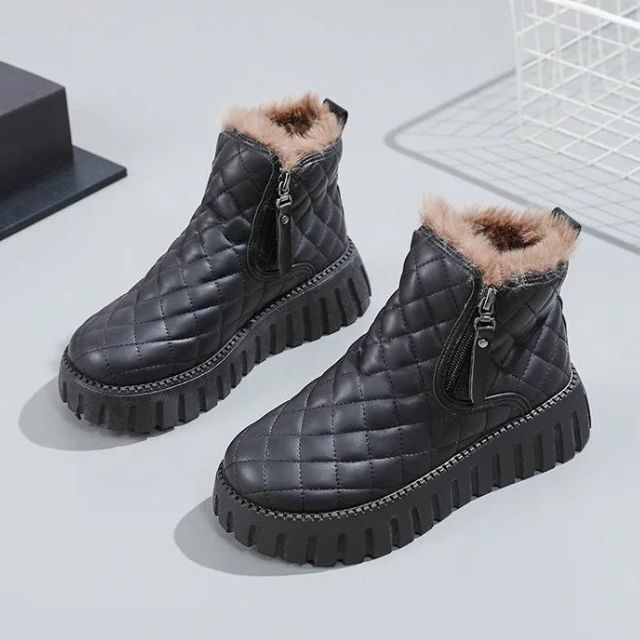 Casual Stiefeletten mit Plateau und Reißverschluss für Damen | Perfekt für den Alltag