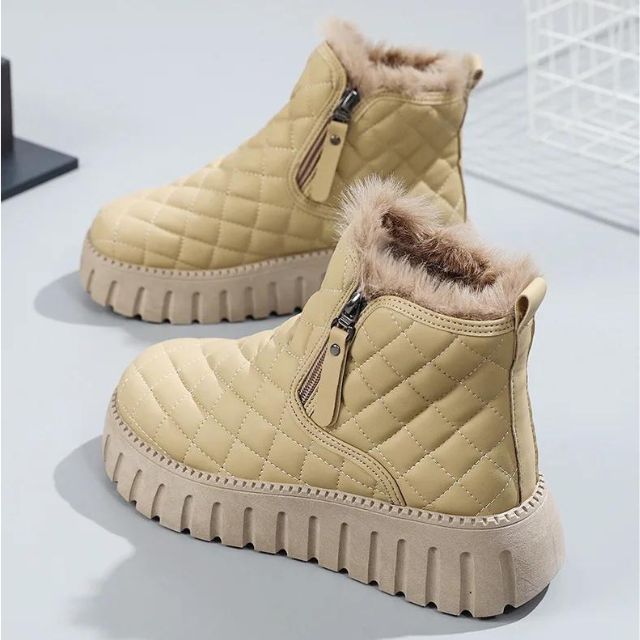 Casual Stiefeletten mit Plateau und Reißverschluss für Damen | Perfekt für den Alltag