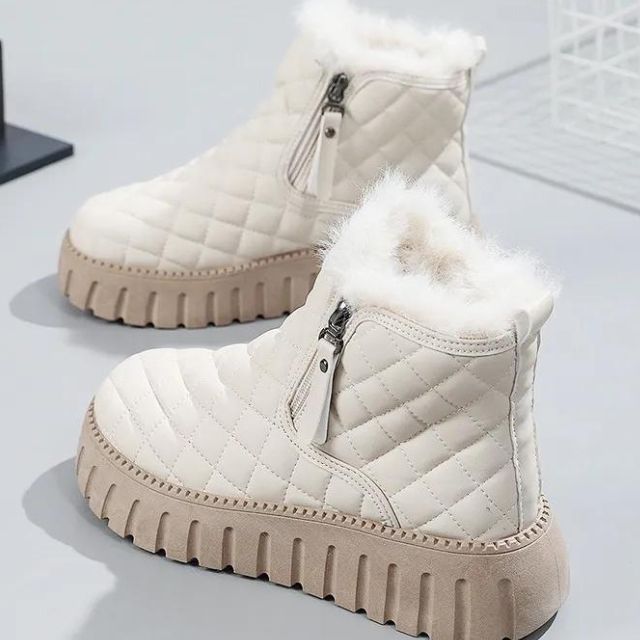 Casual Stiefeletten mit Plateau und Reißverschluss für Damen | Perfekt für den Alltag