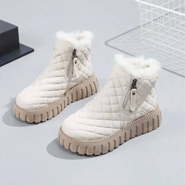 Casual Stiefeletten mit Plateau und Reißverschluss für Damen | Perfekt für den Alltag
