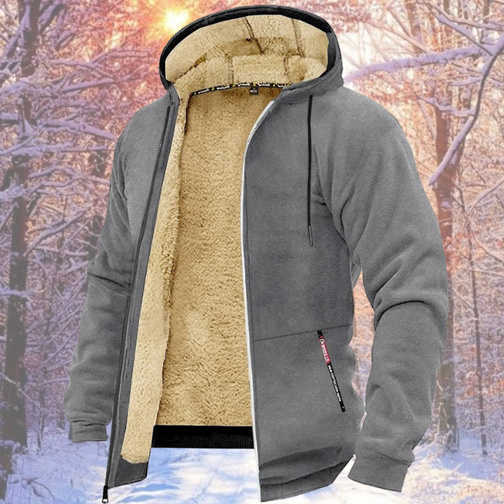 Damien | Cozy men's winter outdoor jacket with hood