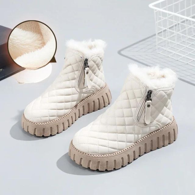 Casual Stiefeletten mit Plateau und Reißverschluss für Damen | Perfekt für den Alltag