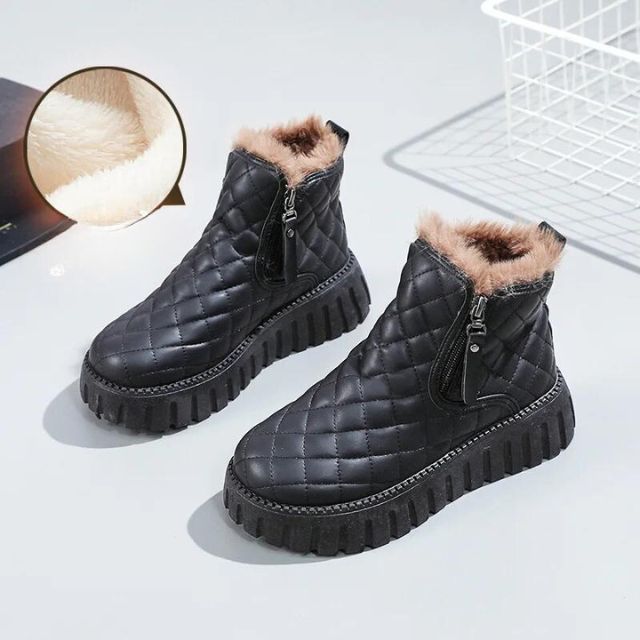 Casual Stiefeletten mit Plateau und Reißverschluss für Damen | Perfekt für den Alltag