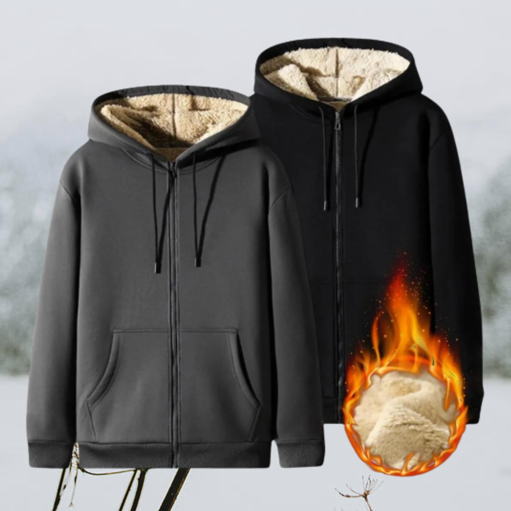 Valentina - Kuschelige Unisex Lammfell Kapuzenjacke