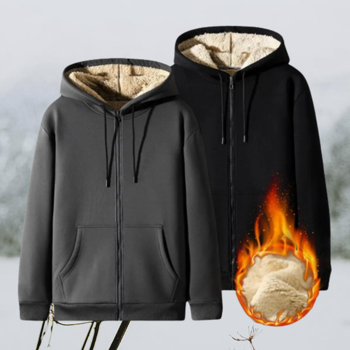 Valentina - Kuschelige Unisex Lammfell Kapuzenjacke