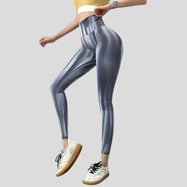 Leggings décontractés taille haute avec motif ondulé | Parfait pour les activités de loisirs pour femmes