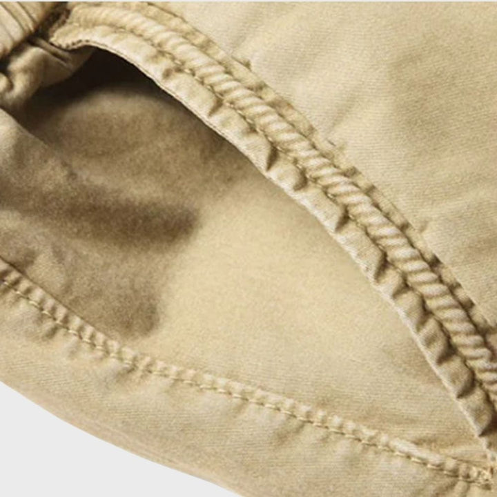 Pantalon cargo homme jogger – Pantalon de loisirs confortable avec ceinture élastique et poches style utilitaire