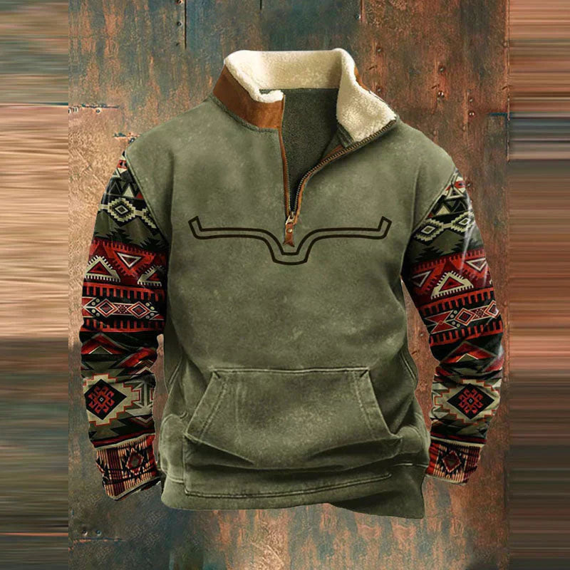 Titus - Vintage Halb-zip Jacke für Männer