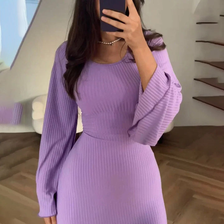 Mélodie - Robe en tricot - Élégante - Collection saisonnière de haute qualité - Idéale pour l'automne pour femmes