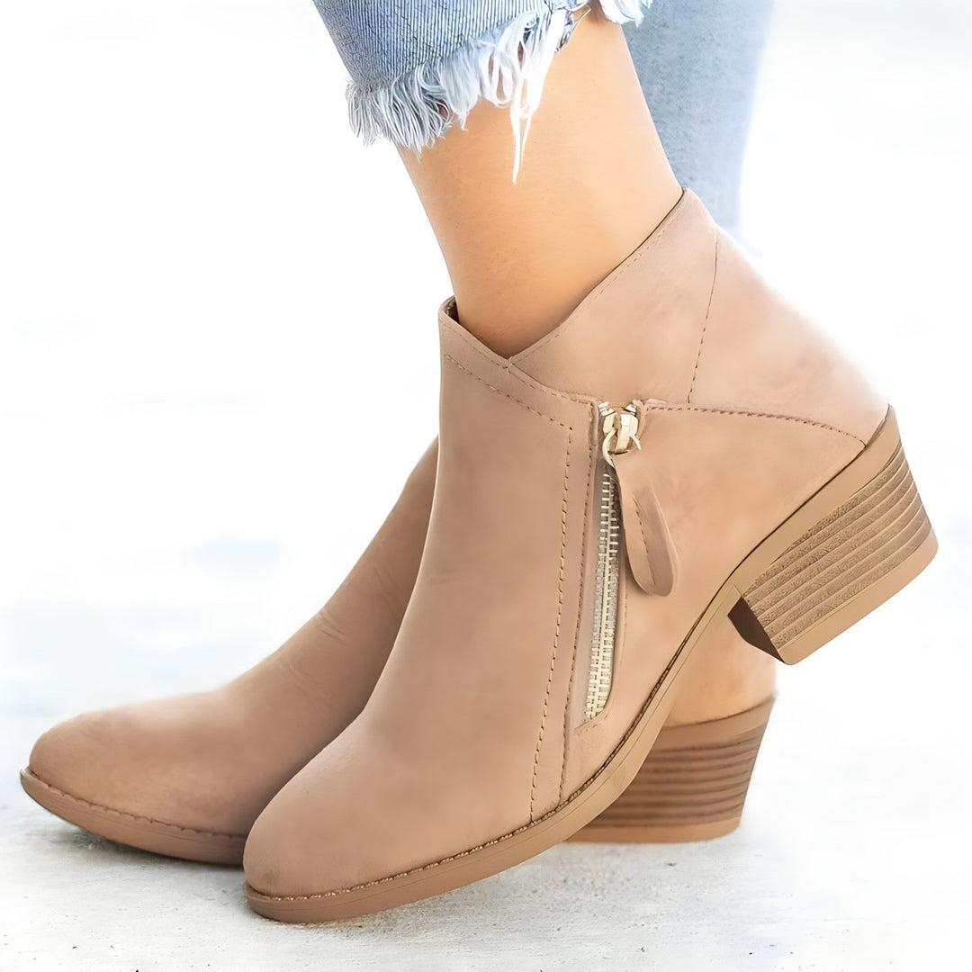 Sara – Bottes en daim stylées