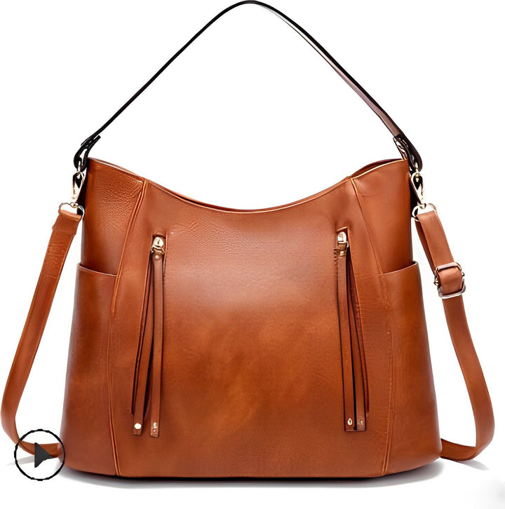 Carlota | Stilvolle Damen Vintage Ledertasche
