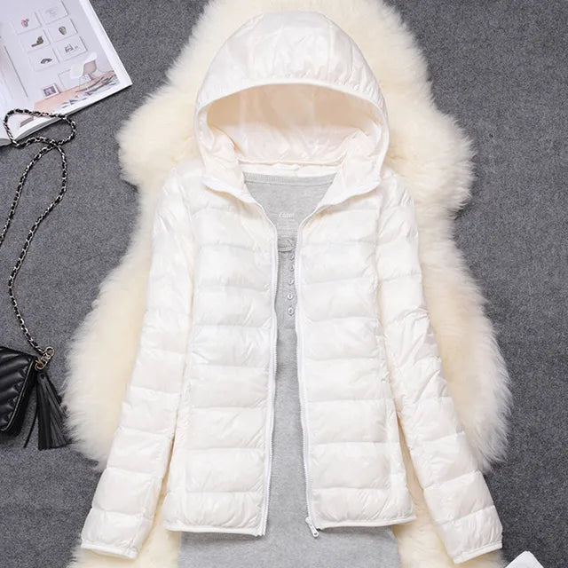 Light Classic Down Winter Parka for Women | Ideal for winter