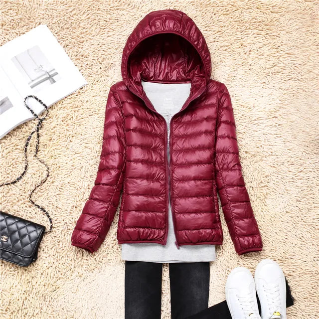 Light Classic Down Winter Parka for Women | Ideal for winter