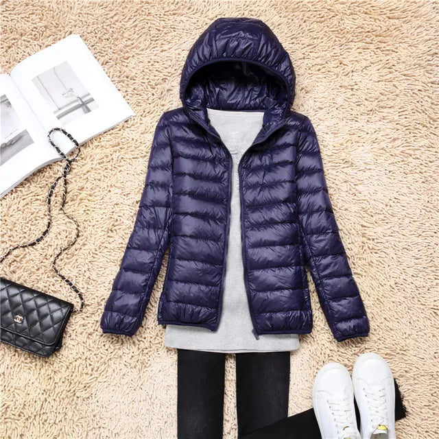 Light Classic Down Winter Parka for Women | Ideal for winter