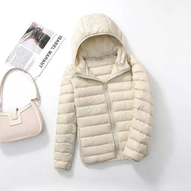 Light Classic Down Winter Parka for Women | Ideal for winter