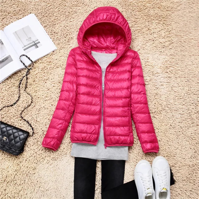 Light Classic Down Winter Parka for Women | Ideal for winter
