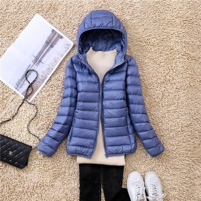 Light Classic Down Winter Parka for Women | Ideal for winter