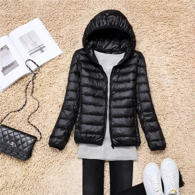 Light Classic Down Winter Parka for Women | Ideal for winter