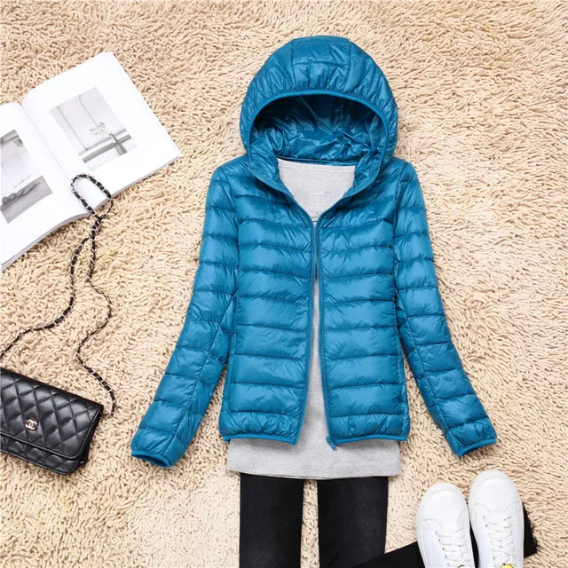 Light Classic Down Winter Parka for Women | Ideal for winter