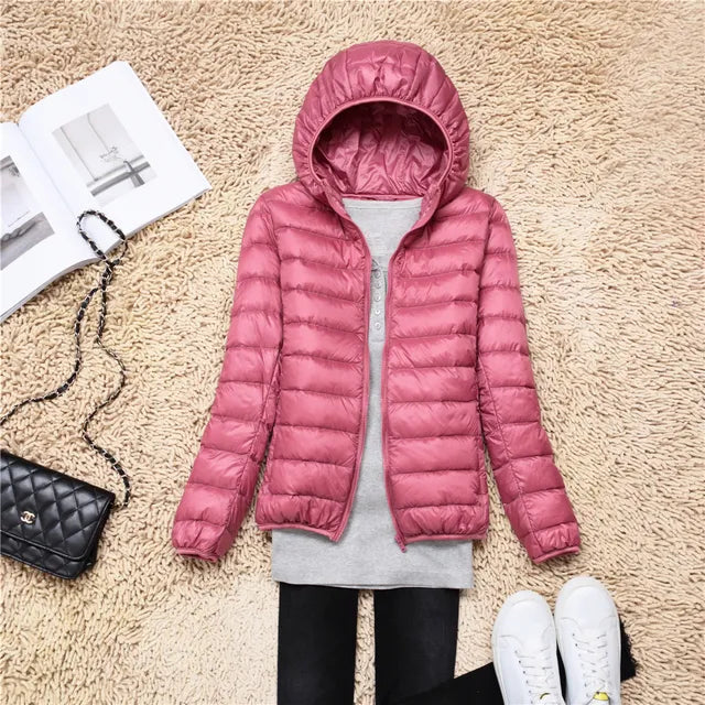 Light Classic Down Winter Parka for Women | Ideal for winter