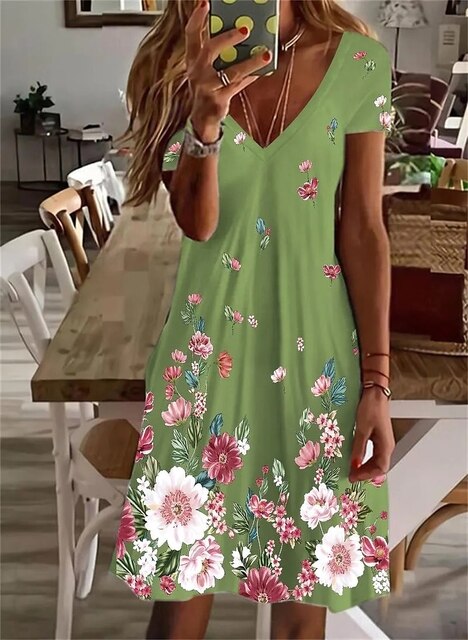 MILIA - Robe à col en V