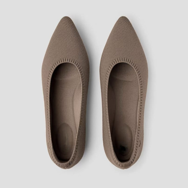 Ballerines pour femmes avec dentelle – Ballerines respirantes avec confort élastique pour bureau, loisirs et quotidien