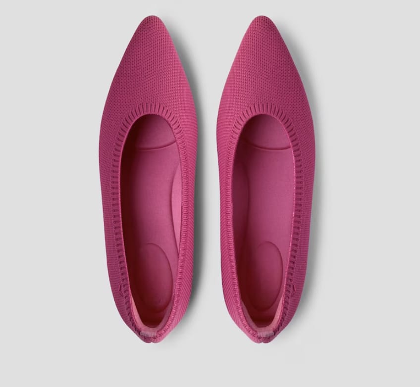 Ballerines pour femmes avec dentelle – Ballerines respirantes avec confort élastique pour bureau, loisirs et quotidien