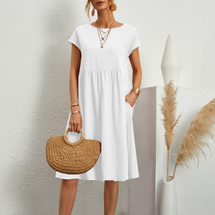 Robe d'Été Blanche Boho Chic – Élégance Naturelle et Confort