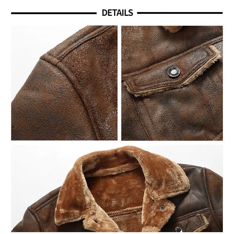 Kirby - Herren Winter Hero Lederjacke