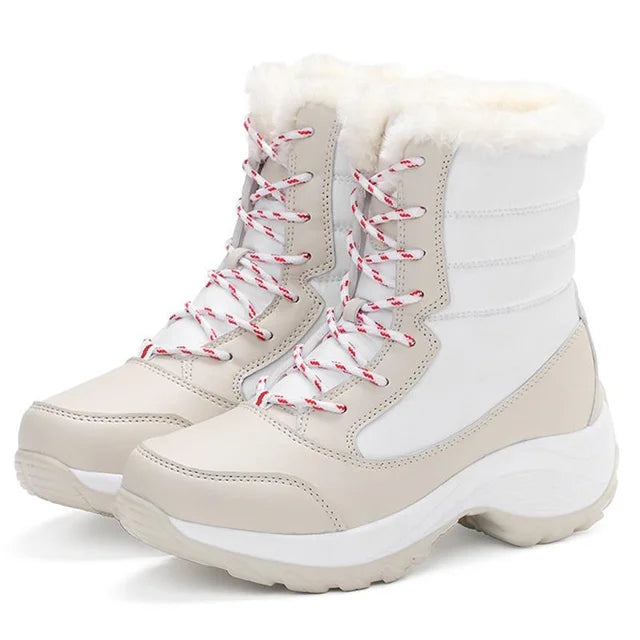 Warme Rutschfeste Winter Schnee Stiefel Für Damen | Perfekt für Outdoor-Aktivitäten