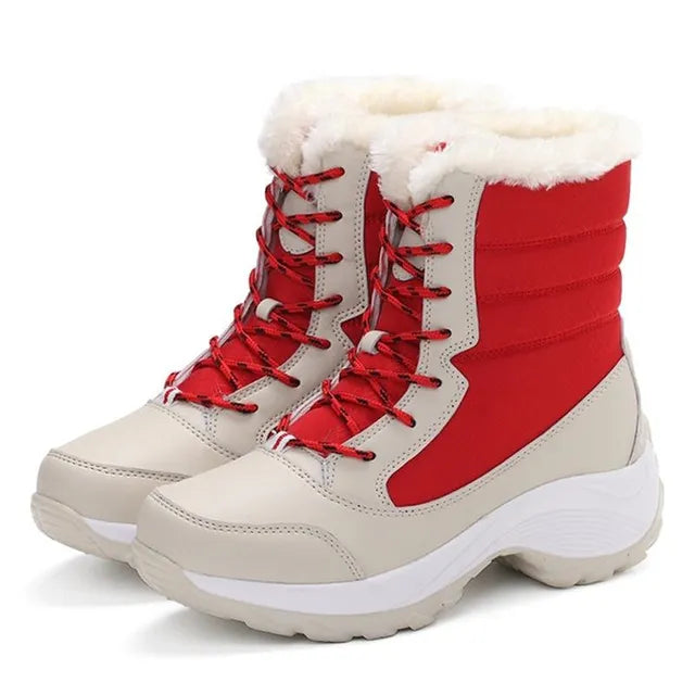 Warme Rutschfeste Winter Schnee Stiefel Für Damen | Perfekt für Outdoor-Aktivitäten
