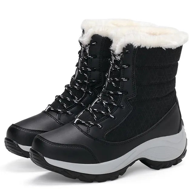 Warme Rutschfeste Winter Schnee Stiefel Für Damen | Perfekt für Outdoor-Aktivitäten