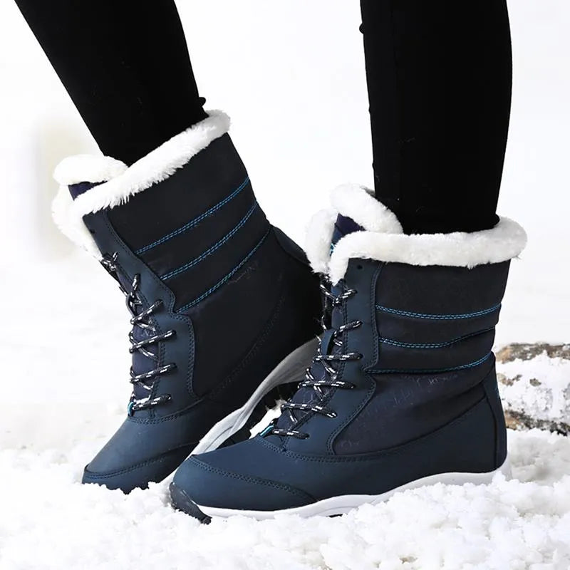 Warme Rutschfeste Winter Schnee Stiefel Für Damen | Perfekt für Outdoor-Aktivitäten