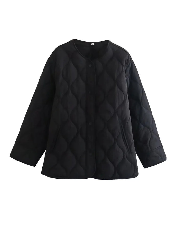Cori - Veste oversize matelassée avec boutons-pression