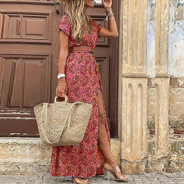 ANNA - Abito floreale boho