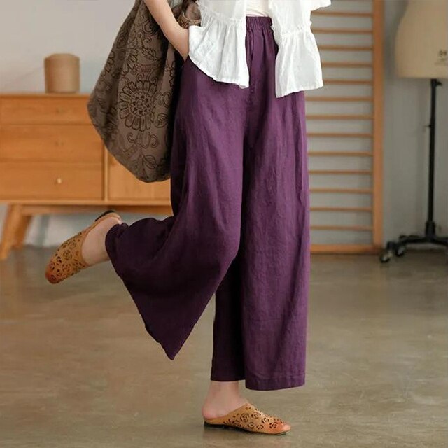 LAUREN- Pantaloni alla caviglia